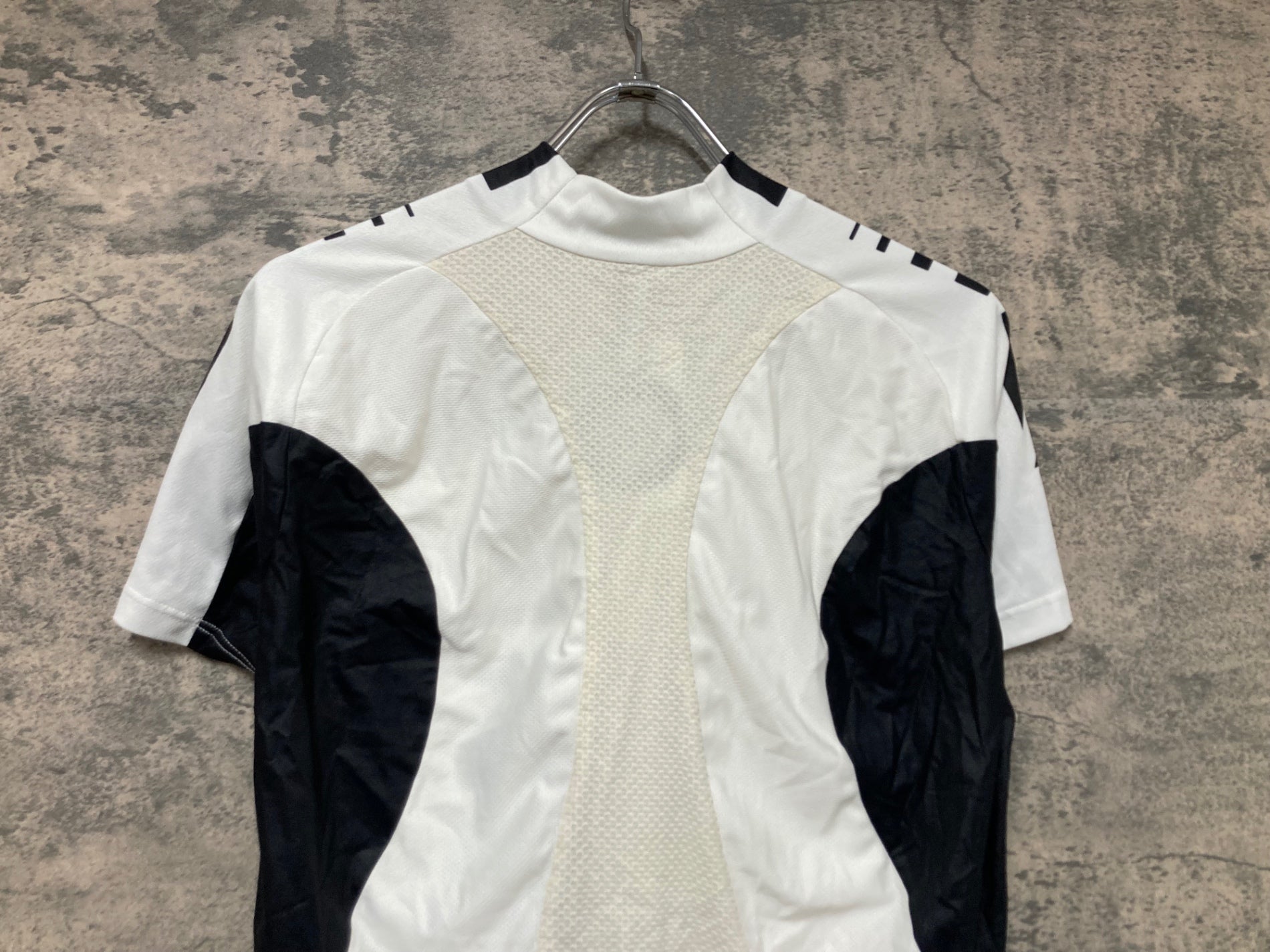 JQ968 アソス ASSOS SS.MILLE 半袖 サイクルジャージ 白 S ※シミ