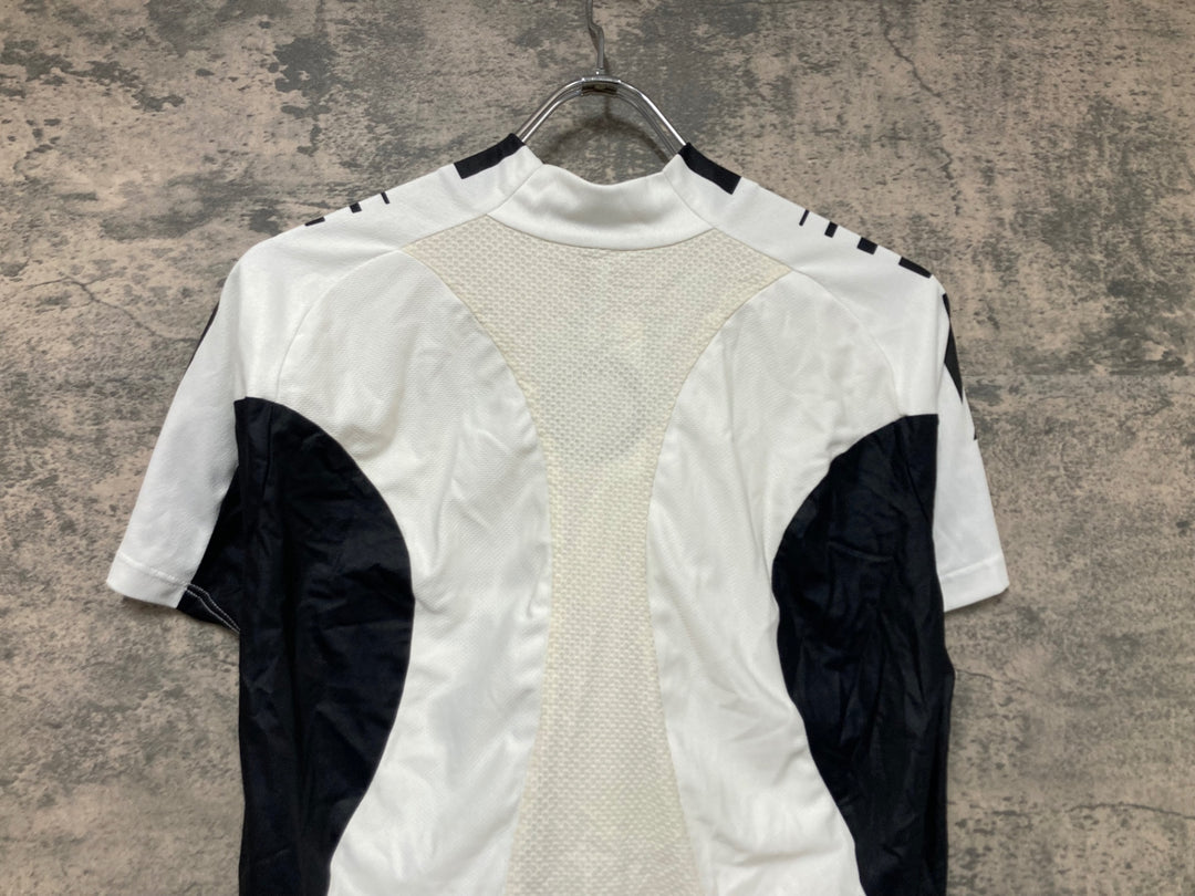 JQ968 アソス ASSOS SS.MILLE 半袖 サイクルジャージ 白 S ※シミ