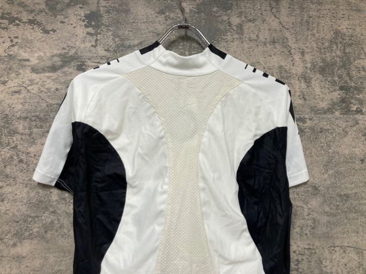 JQ968 アソス ASSOS SS.MILLE 半袖 サイクルジャージ 白 S ※シミ