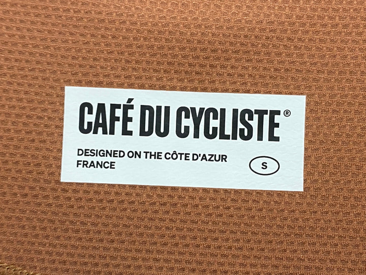 KS224 カフェドシクリステ cafe du cycliste AUDAX 半袖 サイクルジャージ 茶 S
