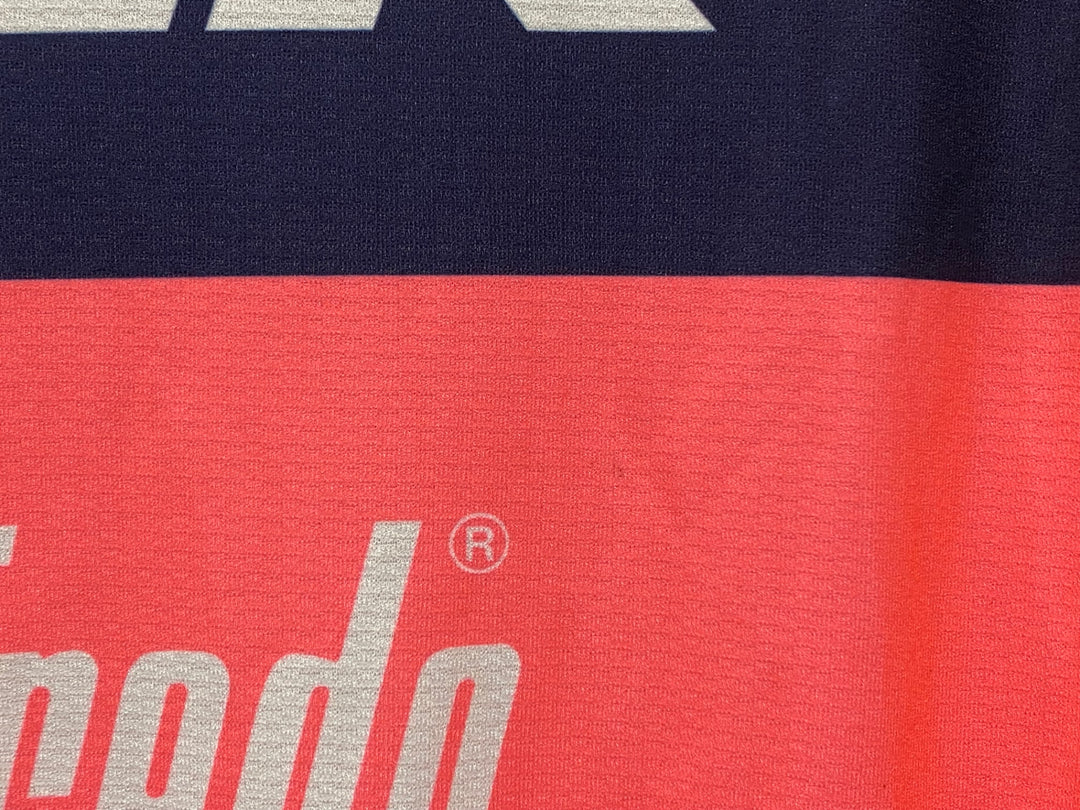 KL402 サンティーニ Santini 半袖 サイクルジャージ ピンク S TREK Segafredo ※汚れあり