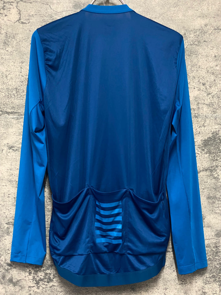KL765 ラファ Rapha MEN'S PRO TEAM LONG SLEEVE LIGHTWEIGHT JERSEY 長袖 サイクルジャージ 青 XL