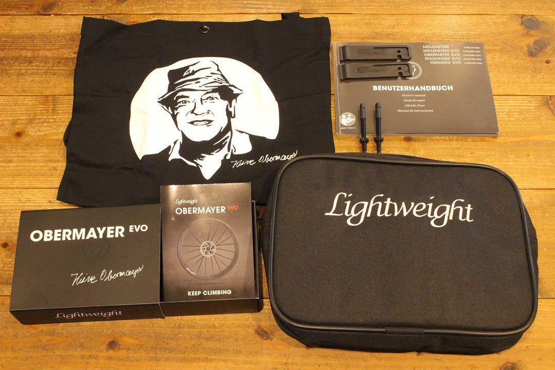 ライトウェイト LIGHTWEIGHT オーバーマイヤー OBERMAYER EVO SCHWARZ ED カーボン チューブレス フロントホイール 前輪のみ 【名古屋店】