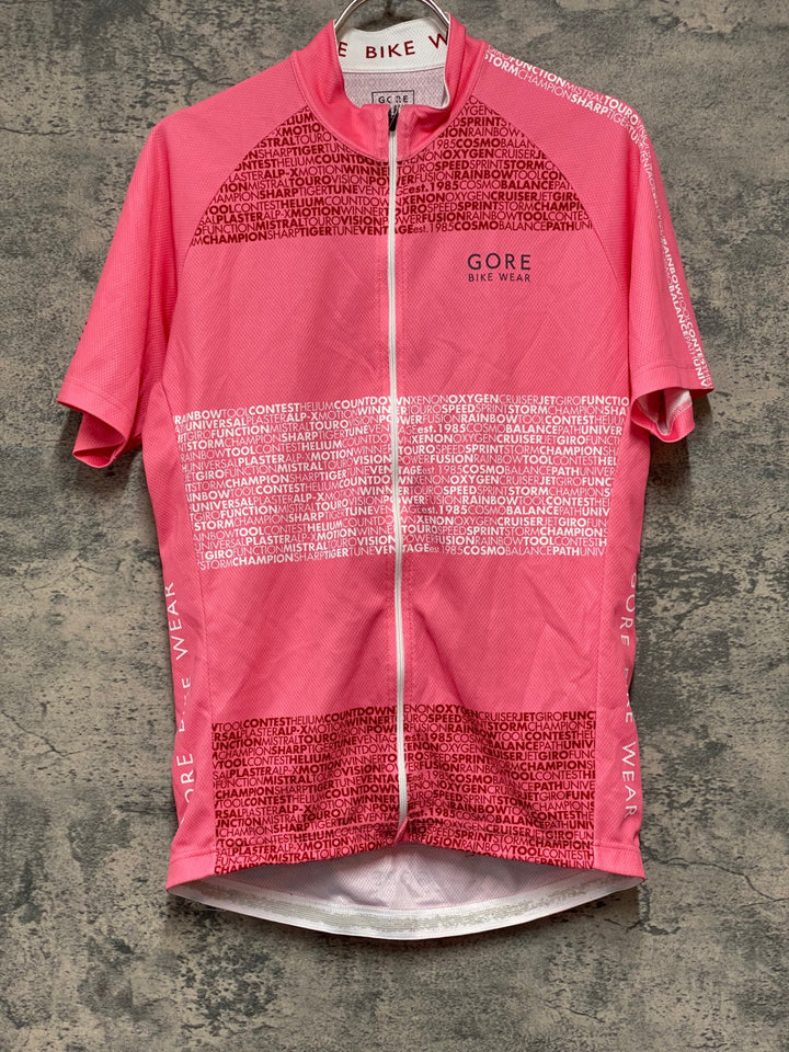 JZ005 ゴアバイクウェア GORE BIKE WEAR 半袖 サイクルジャージ ピンク L