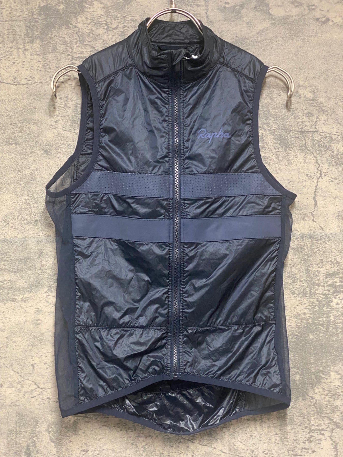 JZ394 ラファ Rapha BREVET INSULATED GILET サイクルベスト ジレ 紺