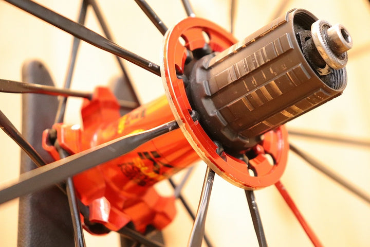 マヴィック MAVIC キシリウム KSYRIUM SL SUPERLIGHT アルミ クリンチャー ホイールセット シマノ 11/12S ナローリム 15C 【芦屋店】