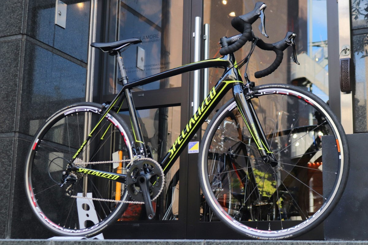 スペシャライズド SPECIALIZED ターマック スポーツ TARMAC SL4 SPORT 2017 56サイズ シマノ 105 5800  MIX 11S カーボン ロードバイク 【東京南麻布店】