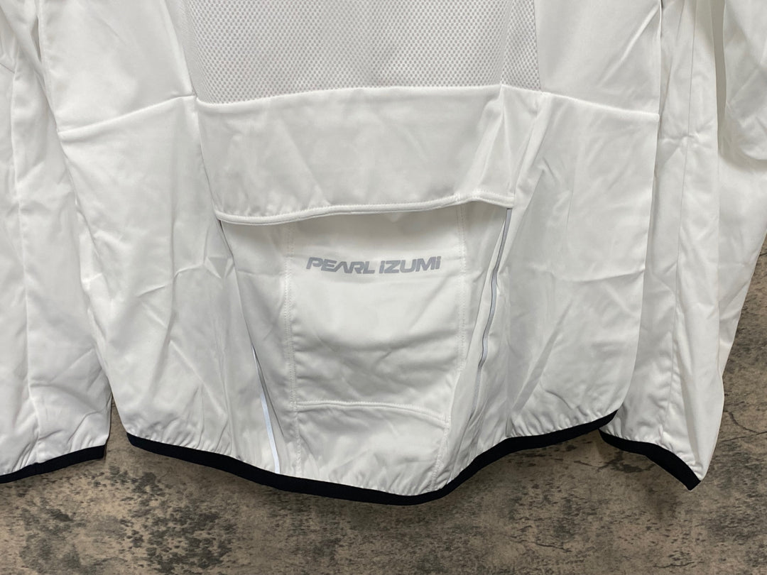KG919 パールイズミ PEARL iZUMi 長袖 ウインドブレイカー 白 M