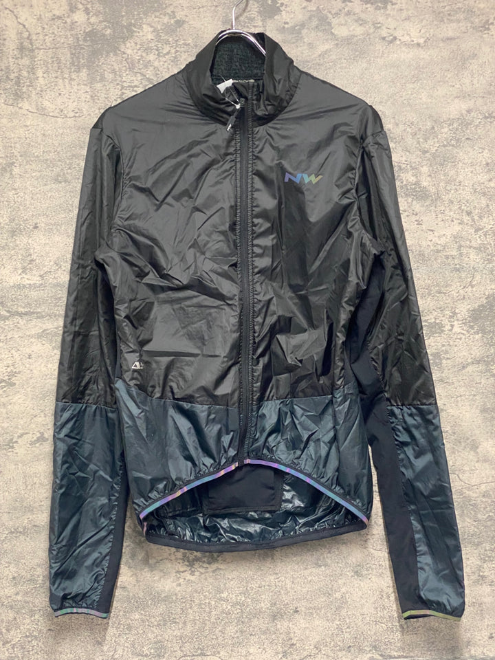 JU115 ノースウェーブ NORTHWAVE 長袖 サイクルジャケット 黒 L POLARTEC Alpha