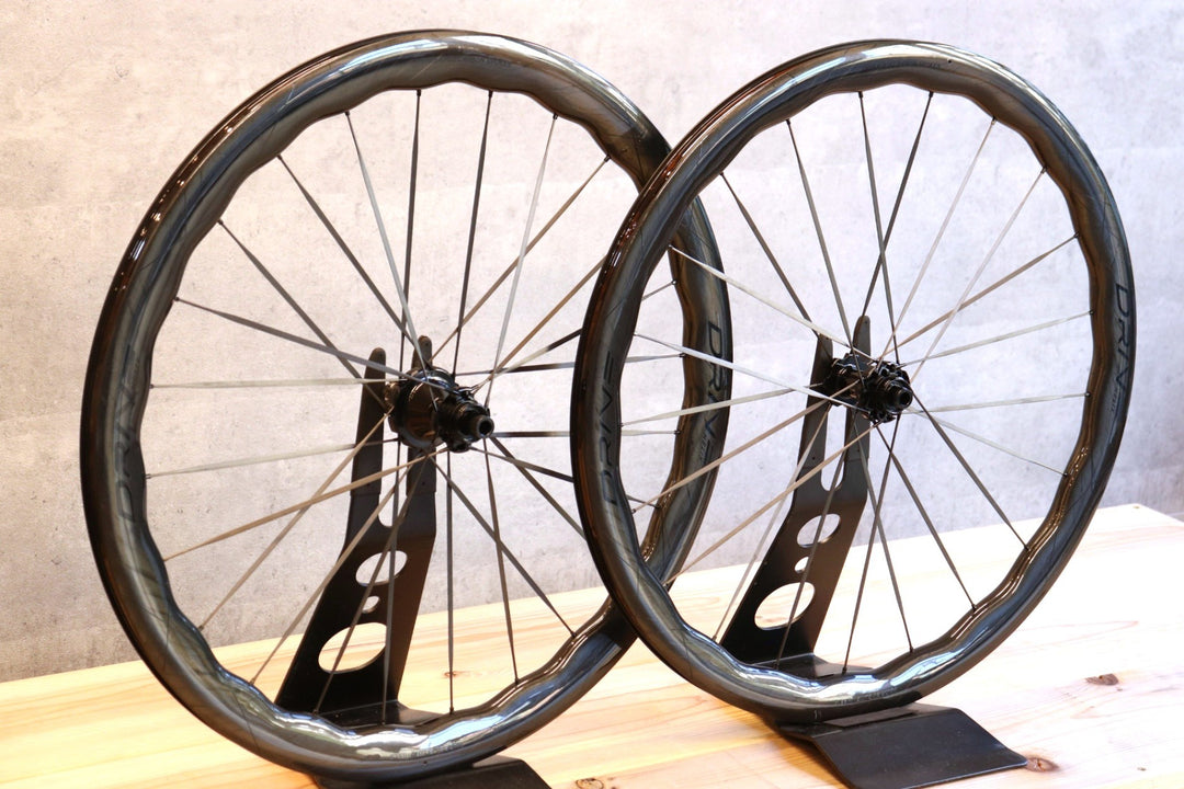 【訳あり】 エリートホイールズ ELITEWHEELS ドライブ ヘリックス DRIVE HELIX 46D CS カーボン チューブレスレディ ホイールセット シマノ11S/12S 【さいたま浦和店】