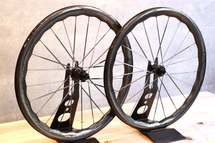 【訳あり】 エリートホイールズ ELITEWHEELS ドライブ ヘリックス DRIVE HELIX 46D CS カーボン チューブレスレディ ホイールセット シマノ11S/12S 【さいたま浦和店】