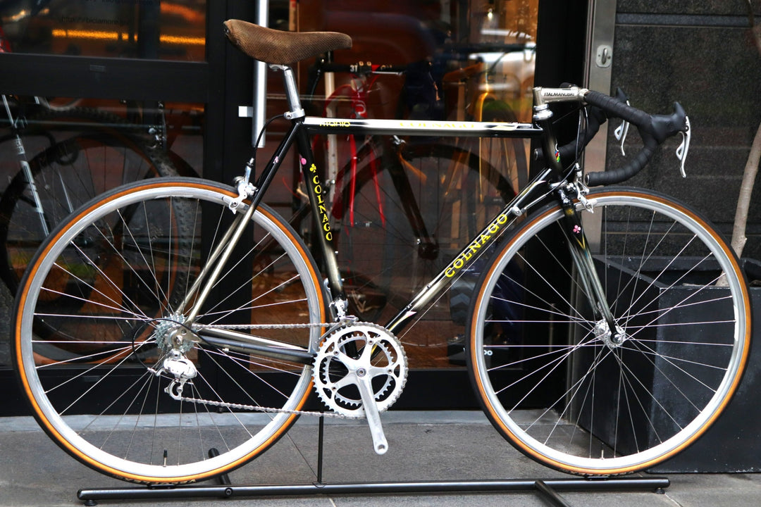 【伝説の双胴バイク】 コルナゴ COLNAGO チタニオ ビチタン TITANIO BITITAN カンパニョーロ レコード MIX 8S チタン ロードバイク ヴィンテージ 【東京南麻布店】