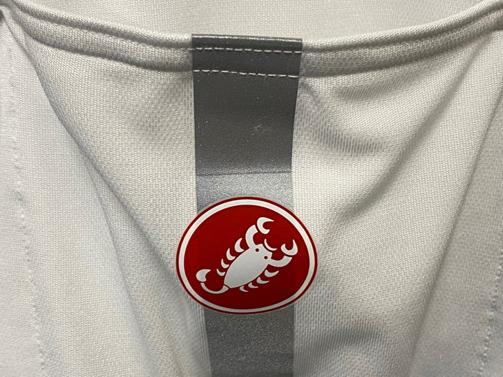 KM348 カステリ CASTELLI CLASSIFICA JERSEY 半袖 サイクルジャージ 白 L