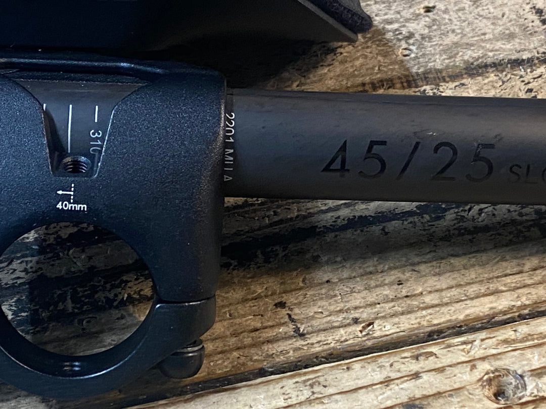 JN395 プロファイルデザイン PROFILE DESIGN 45/25 SLC カーボン TT DHバー Φ31.8 400mm
