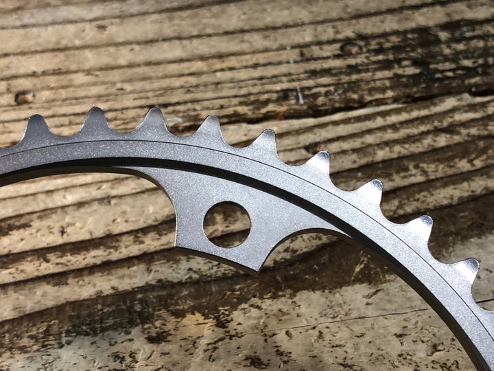 JY163 シマノ SHIMANO デュラエース DURA-ACE チェーンリング 厚歯 46T njs