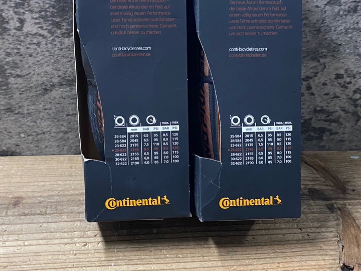 KM161 コンチネンタル Continental GRAND PRIX 5000 700x25C クリンチャータイヤ 2本セット