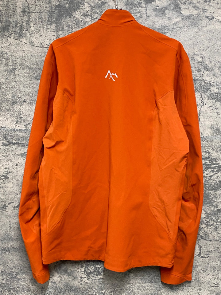 KF378 セブンメッシュ 7MESH 長袖 ウインドブレイカー オレンジ S WINDSTOPPER