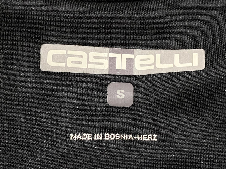 KE087 カステリ CASTELLI 長袖 サイクルジャケット GORE WINDSTOPPER 黒 S 裏起毛