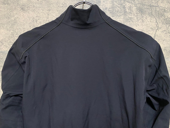 KQ649 ラファ Rapha CLASSIC 長袖 ウインターレインジャケット 黒 S 裏起毛