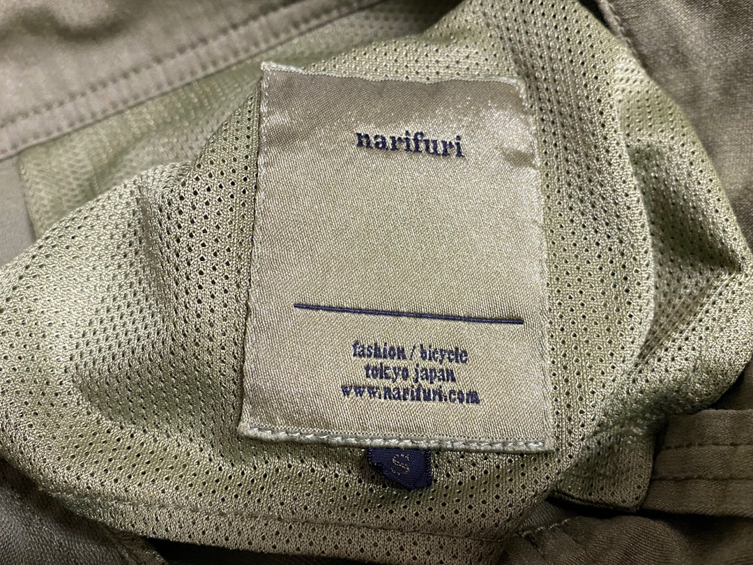 JE542 ナリフリ narifuri NF520 七分丈 サイクルパンツ ニッカーパンツ オリーブ S