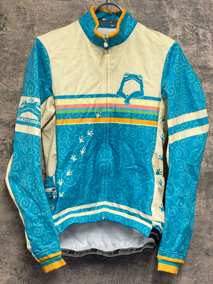 JV185 バレット VALETTE 長袖 サイクルジャケット 水色 M