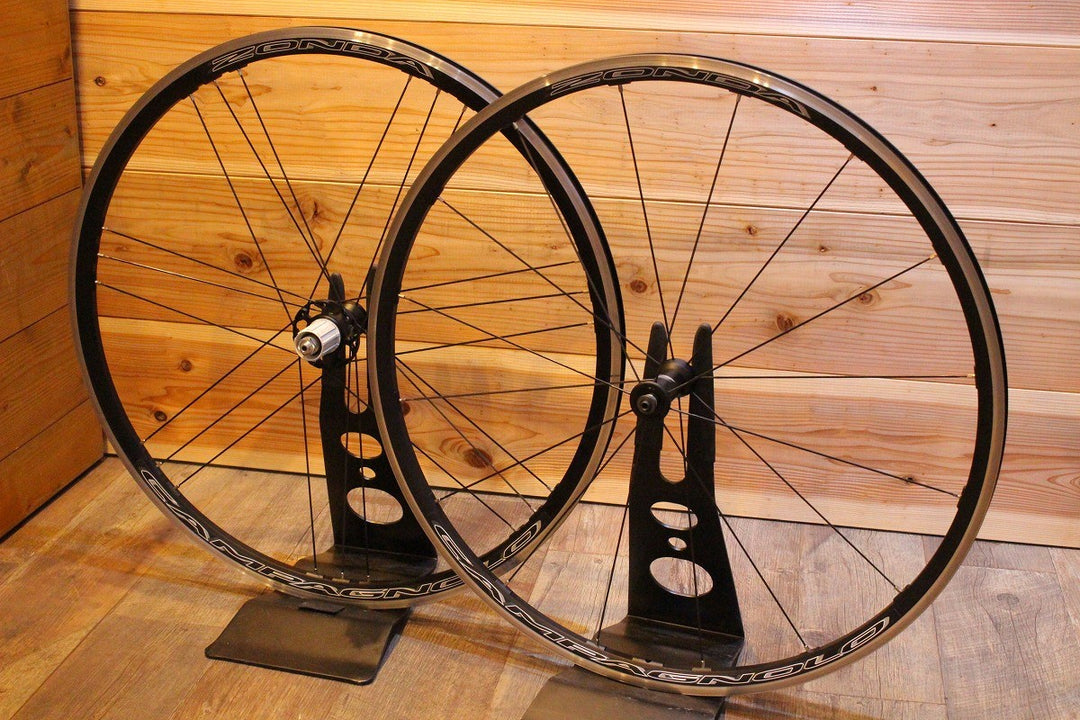 カンパニョーロ CAMPAGNOLO ゾンダ ZONDA アルミ クリンチャー ホイールセット シマノ 11S/12S 17C 【名古屋店】