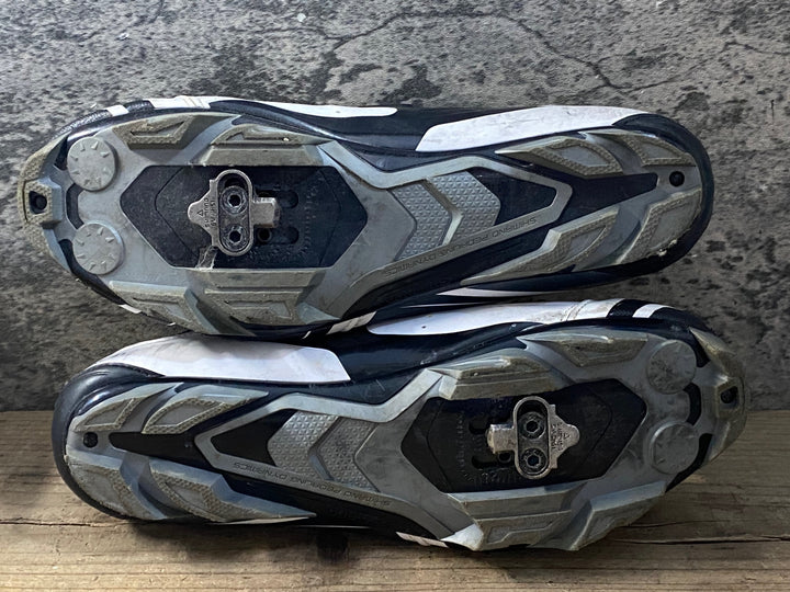 KE814 シマノ SHIMANO XC31 SH-XC31W ビンディングシューズ 白 黒 EU43