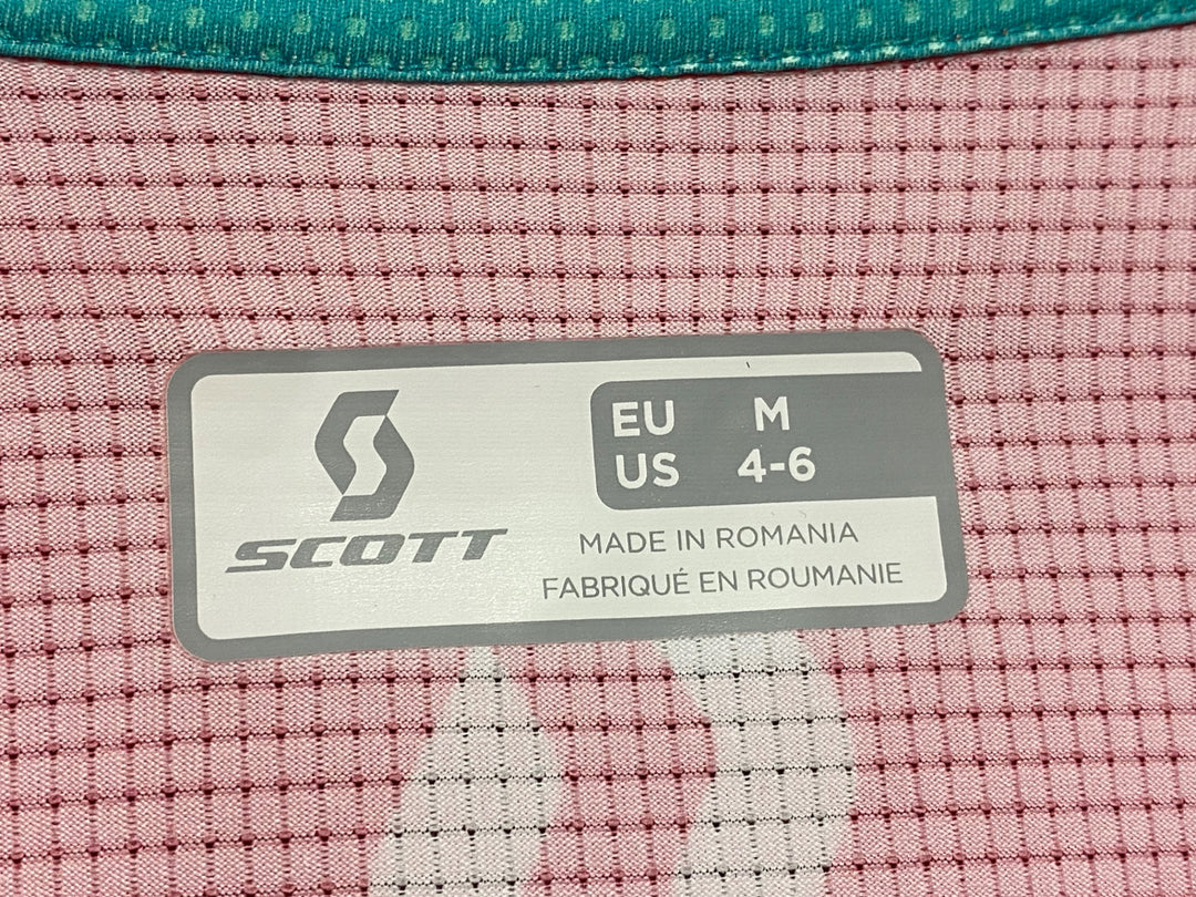 R082 スコット SCOTT 長袖 サイクルジャージ 白赤 M レディース
