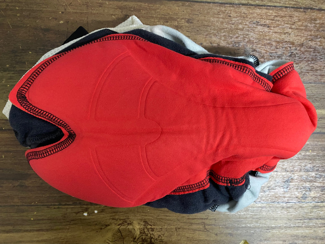 JV210 カステリ CASTELLI ビブタイツ 黒 赤 M 裏起毛 3T