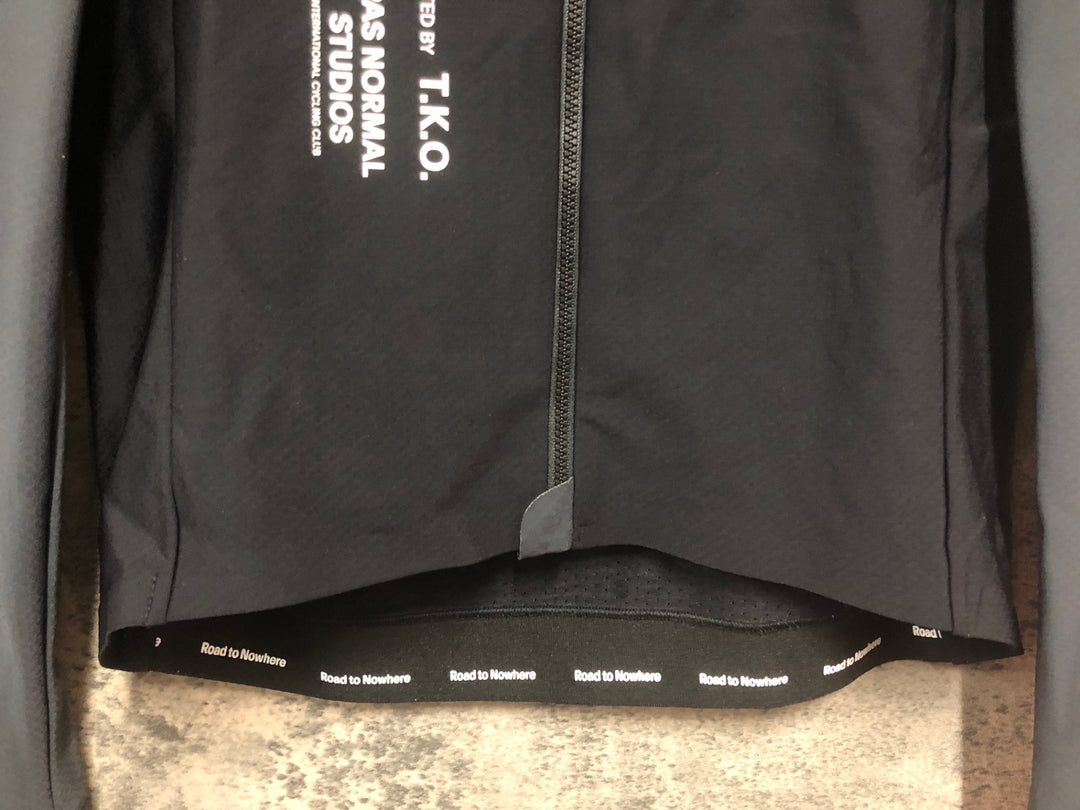 JD867 パスノーマルスタジオ PAS NORMAL STUDIOS T.K.O. 長袖 サイクルジャージ 黒 M 裏起毛