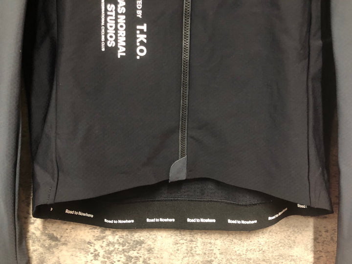 JD867 パスノーマルスタジオ PAS NORMAL STUDIOS T.K.O. 長袖 サイクルジャージ 黒 M 裏起毛