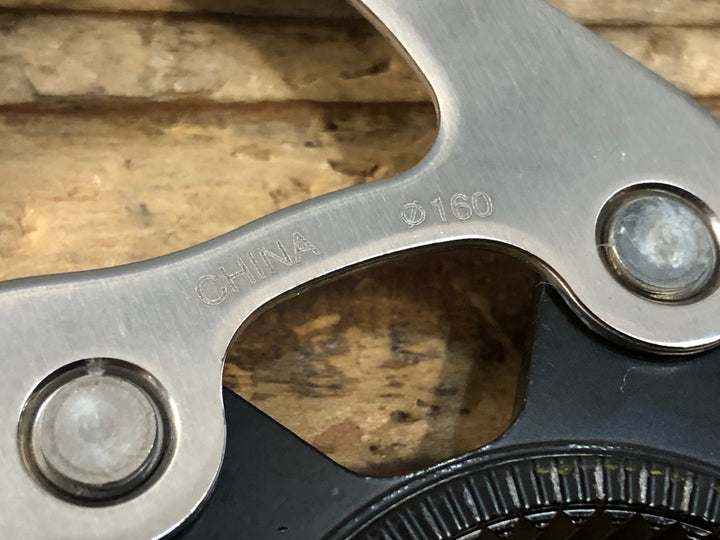 KH181 シマノ SHIMANO SM-RT70 ディスクブレーキローター Φ160 2枚セット 実測1.75