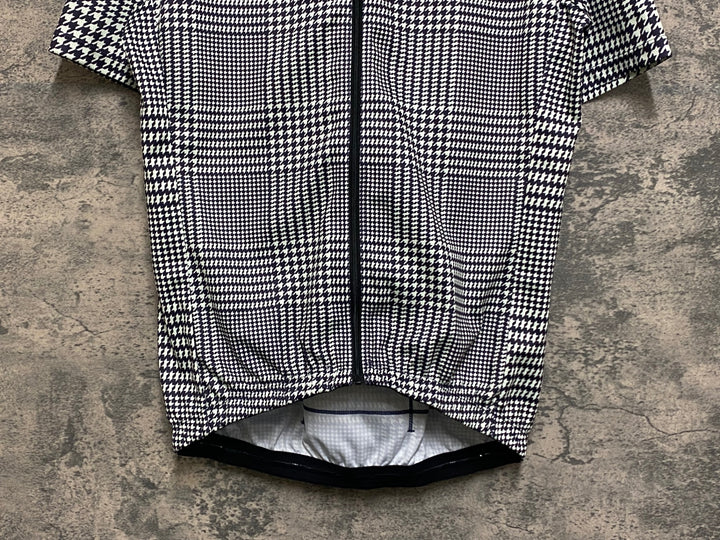 JO550 カペルミュール KAPELMUUR 半袖 サイクルジャージ 白 黒 千鳥柄 M
