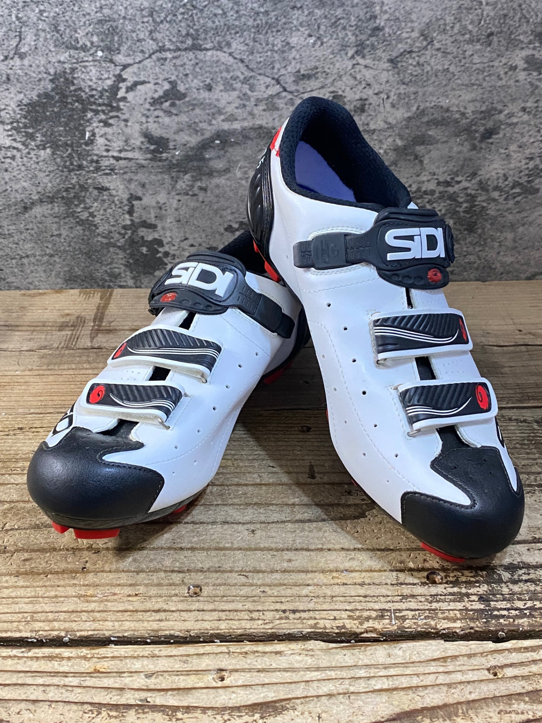 KG381 シディ SIDI TRACE MTB ビンディングシューズ 白 SPD EU45 ※ペン字あり