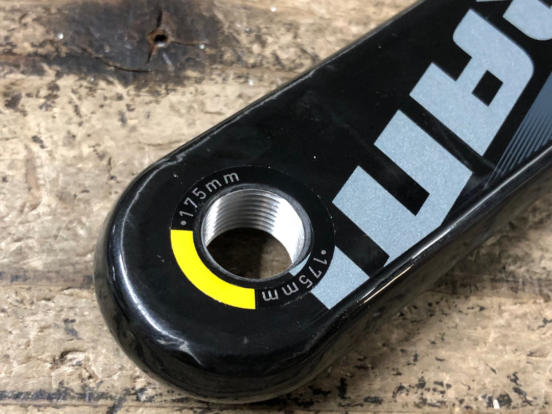 JS277 スラム SRAM FORCE 22 カーボン クランクセット 175mm BB30 XGide R 53/39T 130BCD ※アーム変形エラー品