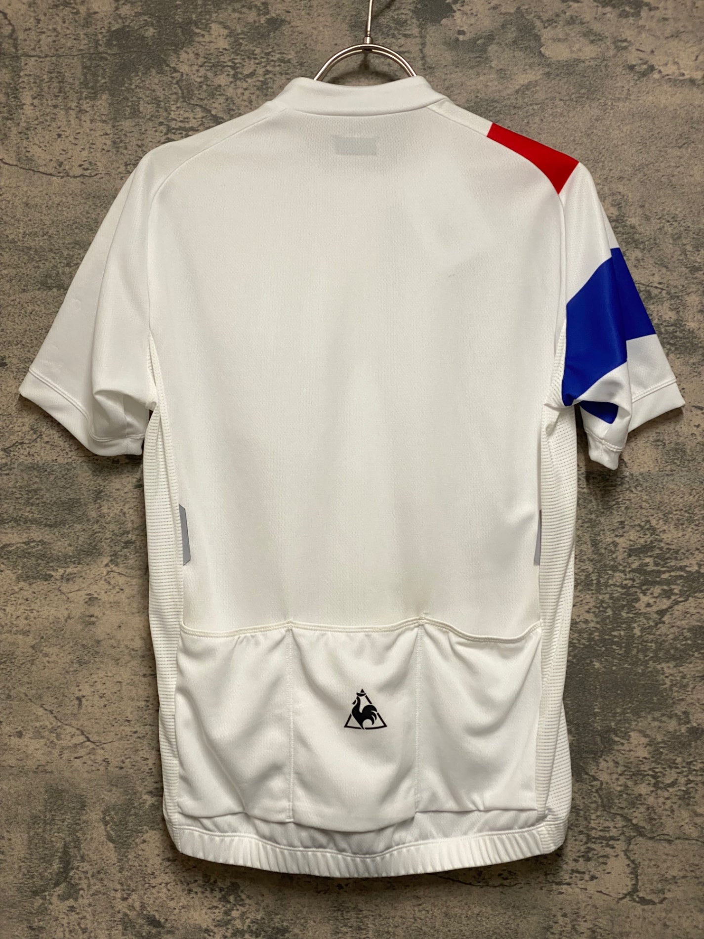 JP154 ルコックスポルティフ le coq sportif 半袖 サイクルジャージ 白