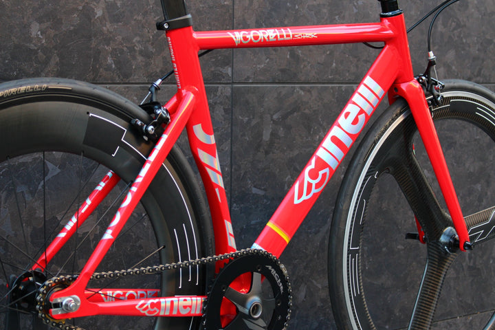 チネリ CINELLI ヴィゴレッリ VIGORELLI SHARK 2018 52サイズ アルミ ピストバイク 完成車 【福岡店】