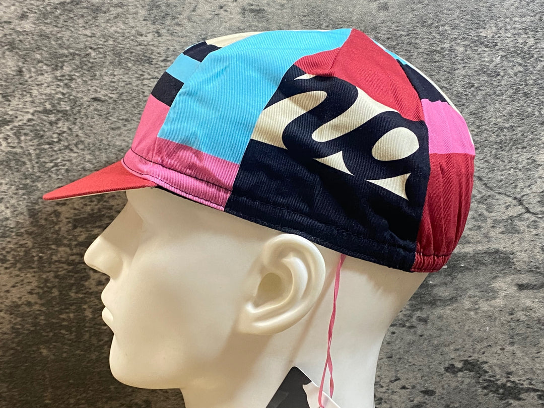 KC693 ラファ Rapha CROSS CAP サイクルキャップ 黒 水 ピンク ONESIZE 未使用