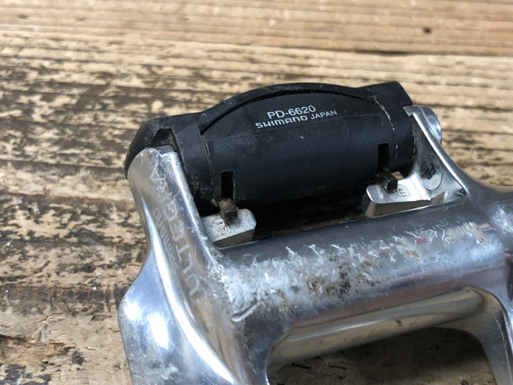 KD482 シマノ SHIMANO アルテグラ ULTEGRA PD-6620 ビンディングペダル ※ガリキズ