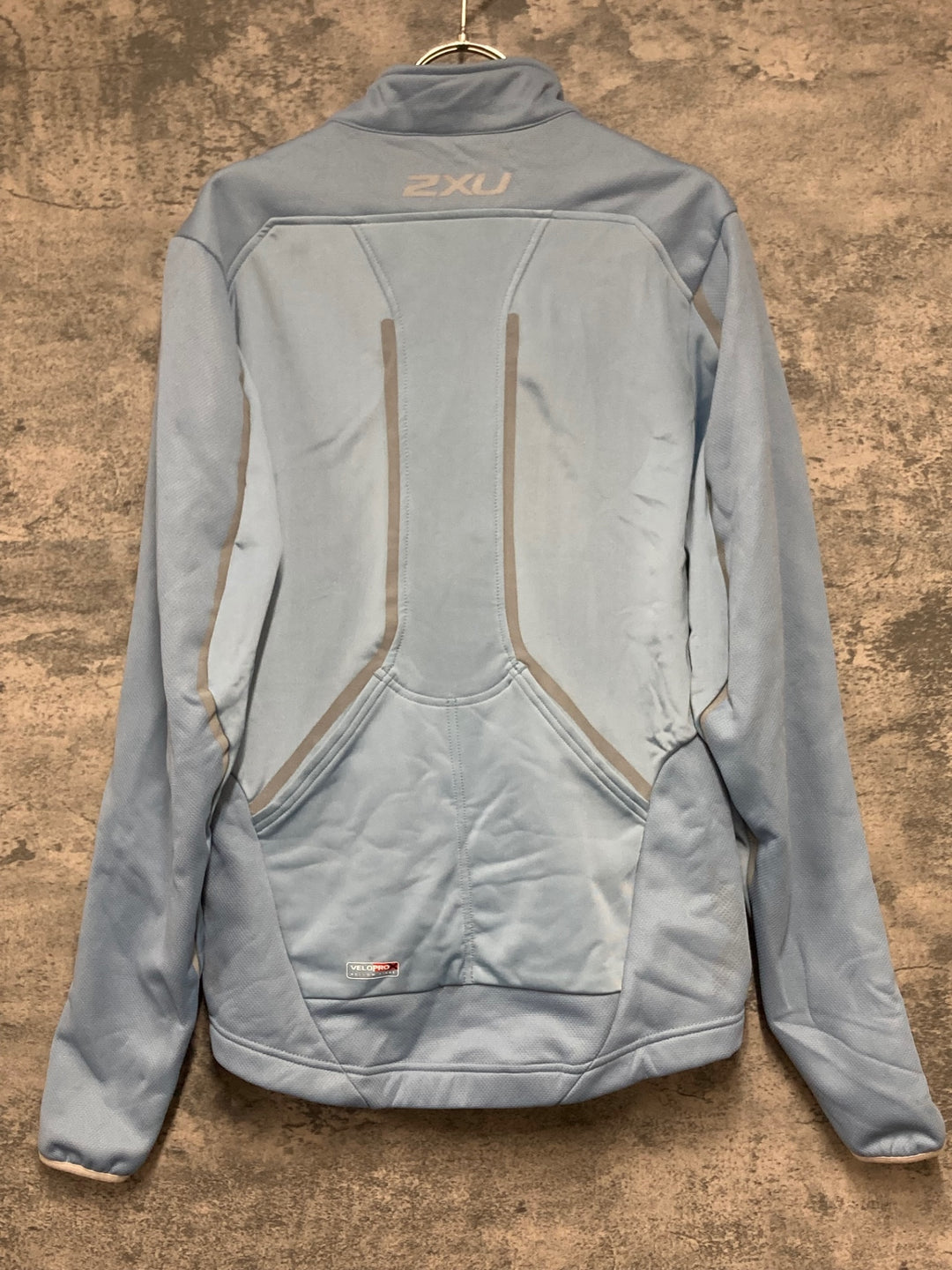 KK440 ツータイムズユー 2XU 長袖 サイクルジャケット 水色 L 裏起毛