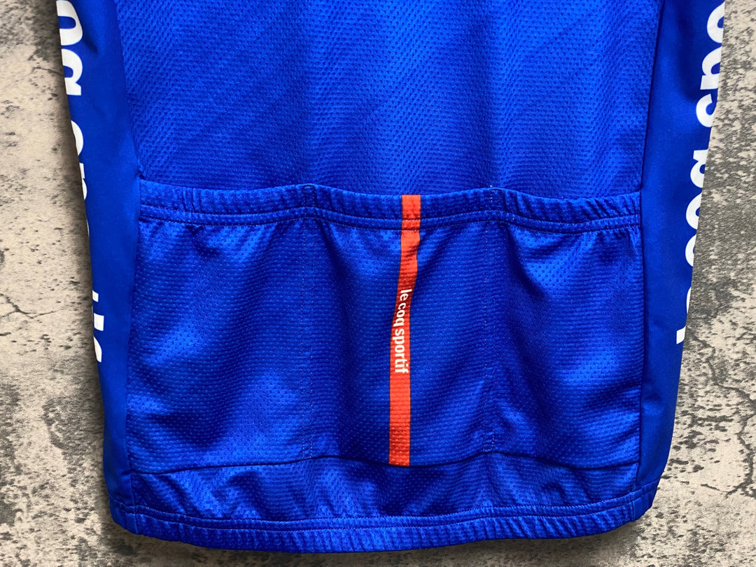 JP137 ビオレーサー BIORACER 半袖 サイクルジャージ 青 3/M le coq sportif