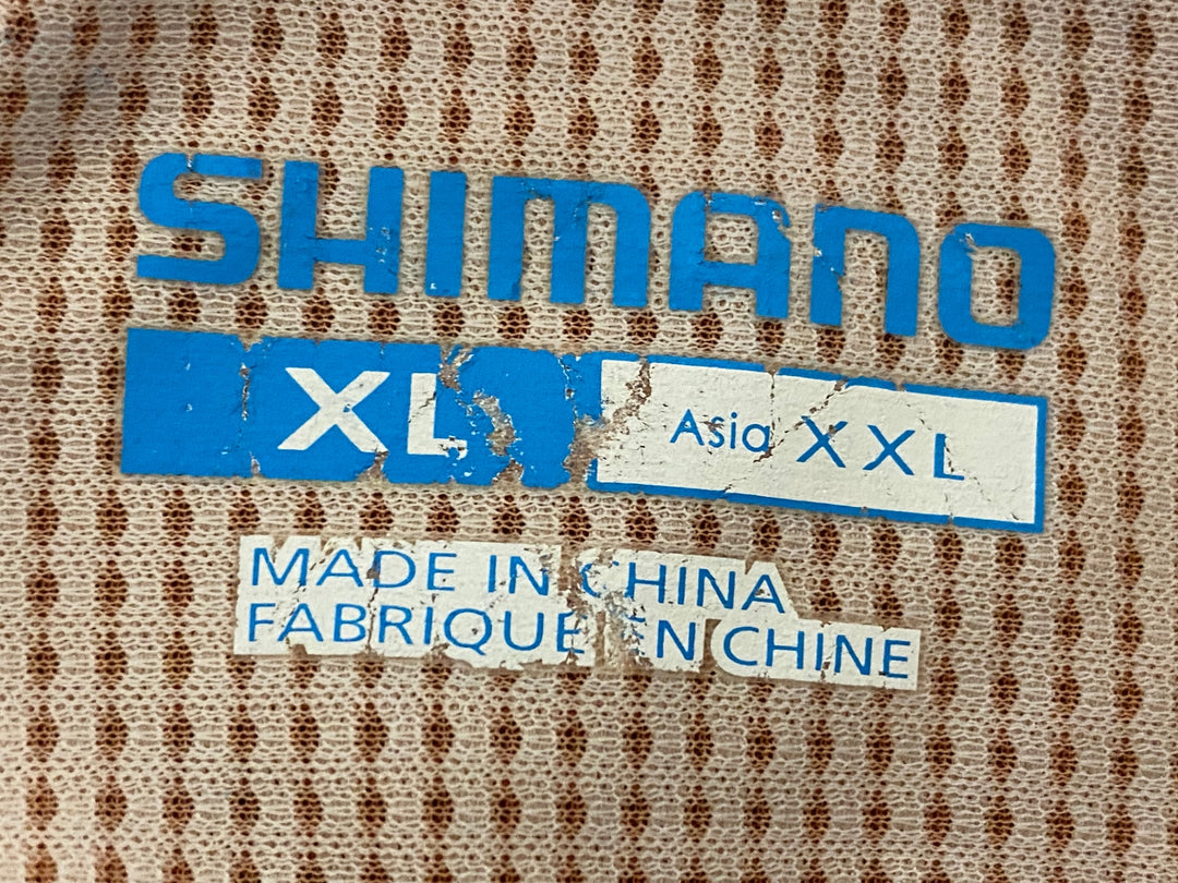 JT589 シマノ SHIMANO 半袖 サイクルジャージ オレンジ XXL