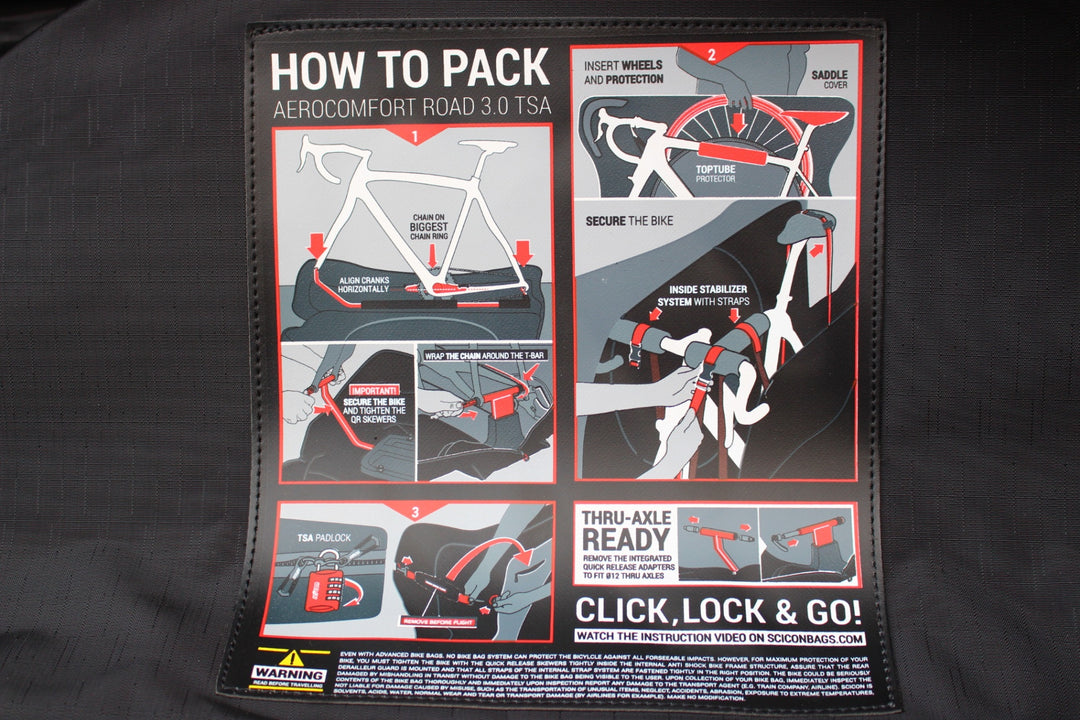 シーコン SCICON エアロコンフォート AEROCOMFORT ROAD 3.0 TSA ロードバイク 輪行バッグ クイックリリース用 【福岡店】