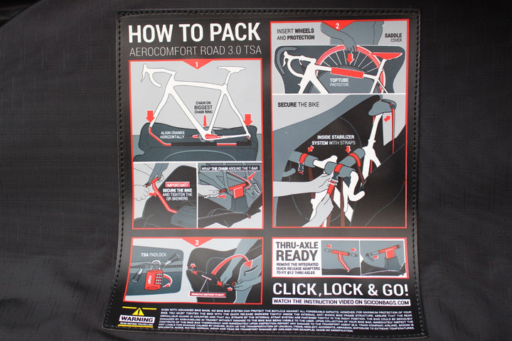 シーコン SCICON エアロコンフォート AEROCOMFORT ROAD 3.0 TSA ロードバイク 輪行バッグ クイックリリース用 【福岡店】
