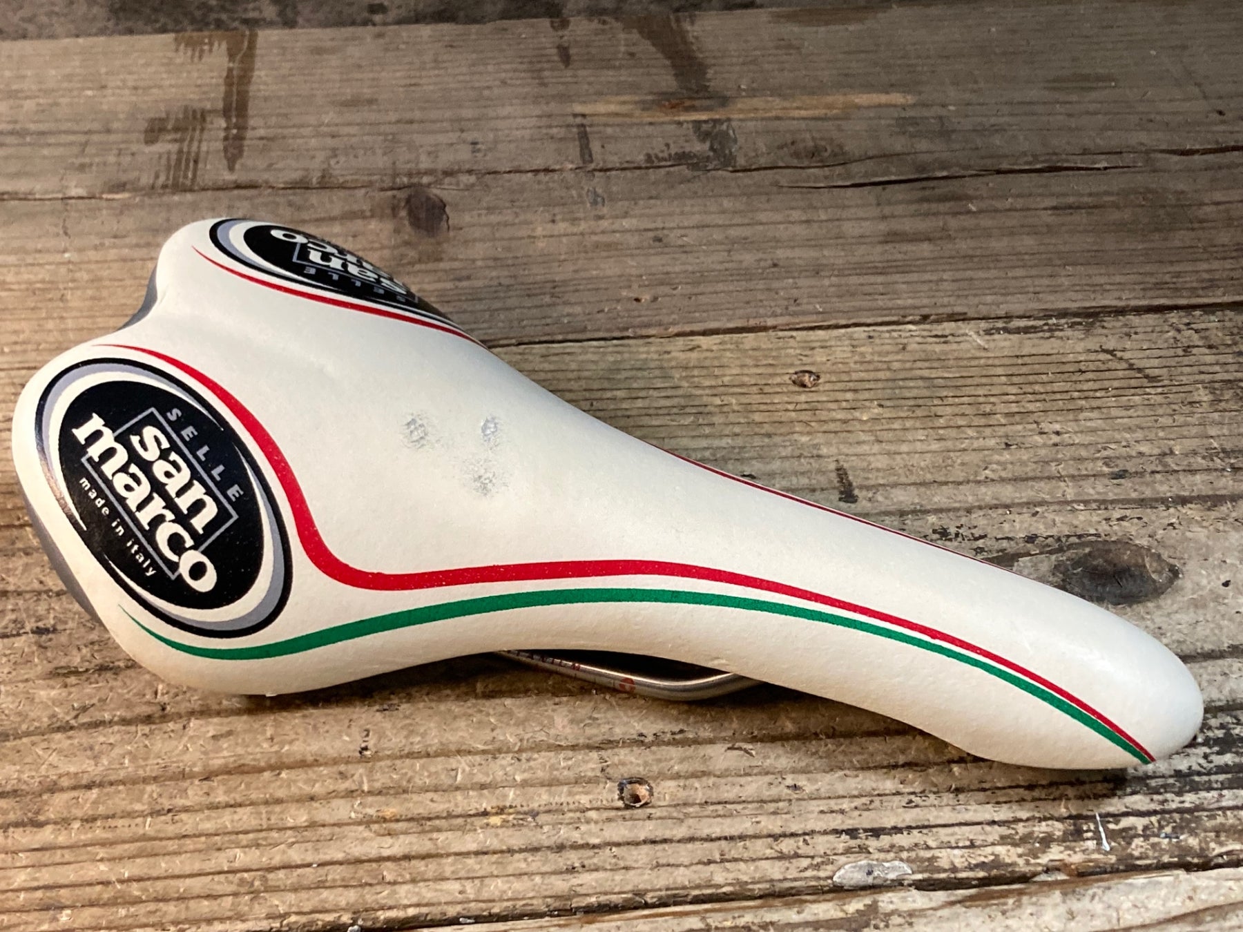 JW114 サンマルコ san marco サドル 白 チタンレール – BICI AMORE