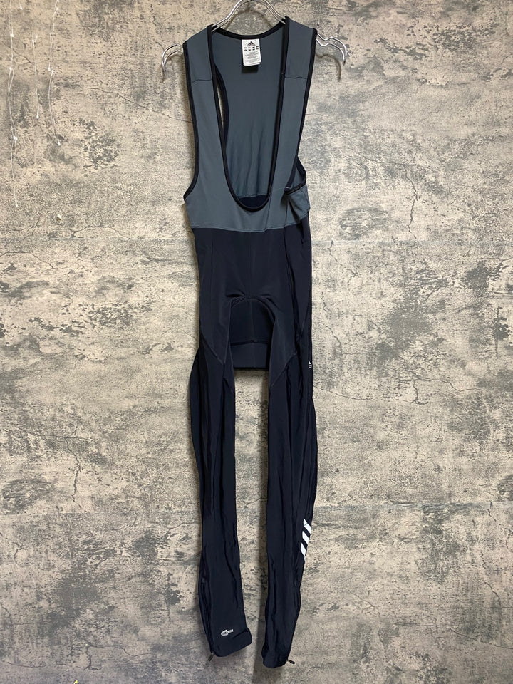 JO852 アディダス adidas ビブタイツ 黒 O 裏起毛