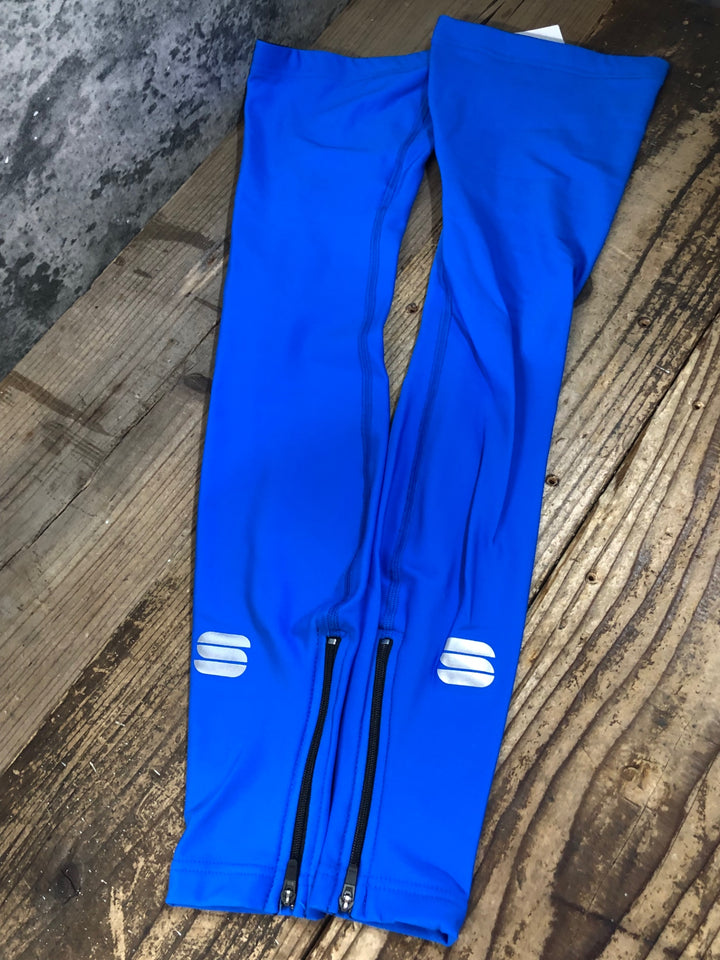 JS540 スポーツフル SPORTFUL LEG WARMWERS レッグウォーマー  青 S 裏起毛
