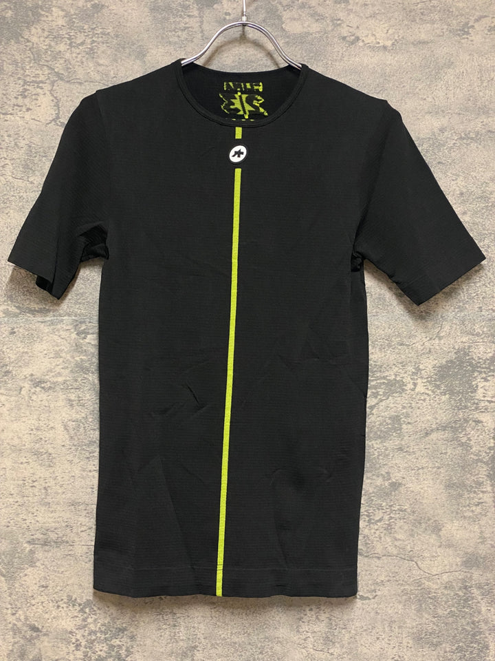 KQ166 アソス ASSOS CLIMA CODE 2/3 SKIN LAYER ベースレイヤー インナー 半袖 黒 M