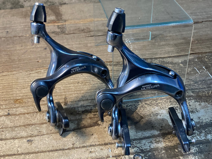 JI288 シマノ SHIMANO アルテグラ ULTEGRA BR-6600 キャリパーブレーキ 前後セット ※固定ナット欠品