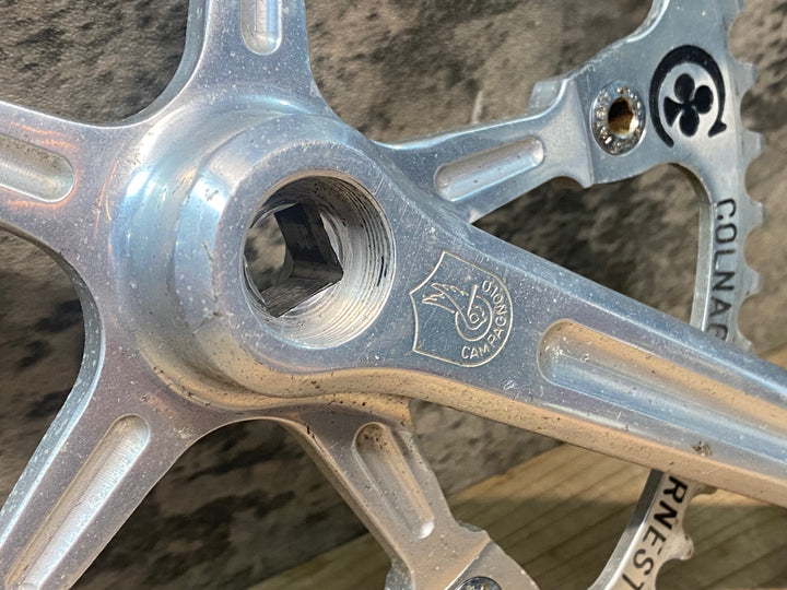 JJ007 カンパニョーロ CAMPAGNOLO STRADA クランクセット 170mm ERNESTO COLNAGO刻印チェーンリング 52T